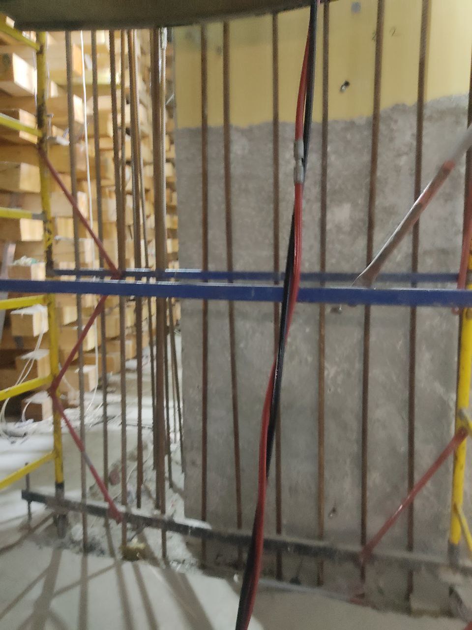 Монтаж муфт на площадке