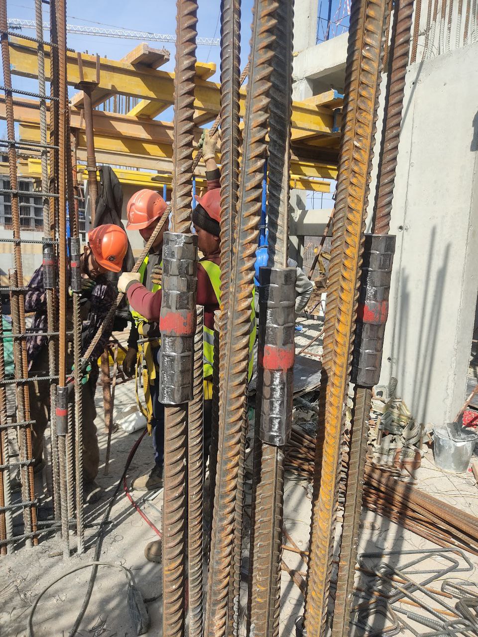 Муфты в зоне армирования